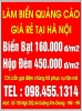 Làm biển quảng cáo giá rẻ tại Hà Nội