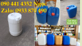 Can nhựa 10 lít dày đựng axit vuông xanh, can nhựa 20 lít đựng bazơ, can nhựa 25 lít đựng kiềm, thùng nhựa 30 lít đựng vi sinh