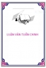 Luận văn Tuấn Chinh- Tối ưu chi phí- Tối đa chất lượng