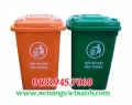 THÙNG RÁC NHỰA HDPE 2 BÁNH XE 100L 120L 240L