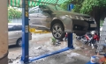 Cầu nâng ô tô 2 trụ giằng dưới, cóc giật 2 bên NK - THIẾT BỊ GARAGE SPRO.VN