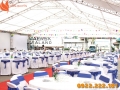 Điểm cho thuê bàn ghế, nhà bạt hội chợ, dụng cụ buffet giá rẻ