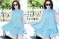 Set Áo Form Rộng Quần Short Xanh Dễ Thương Cho Phái Đẹp