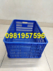 Sọt nhựa nguyên sinh chất lượng cao, sóng hở đựng rau củ, rổ nhựa