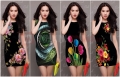 Đầm body hoa 3D Ngọc Trinh