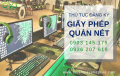 Quy định về điều kiện và thủ tục kinh doanh quán nét