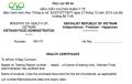 Thủ tục xin cấp giấy chứng nhận y tế (Health Certificate – HC)