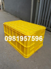 Thùng nhựa đặc kích thước 61x42x31 cm, sóng nhựa bít, khay nhựa đặc