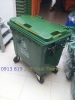 Xe đẩy gom rác đô thị loại lớn 1000 lit có bánh xe đẩy