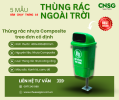 5 Mẫu thùng rác ngoài trời giá rẻ bán chạy nhất tháng 10