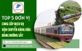 Top 5 đơn vị cung cấp dịch vụ vận chuyển hàng hóa bằng đường sắt uy tín