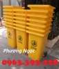 Thùng rác nắp kín 240 Lít, thùng rác nhựa HDPE, thùng rác công cộng 2 bánh xe