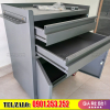 Tủ dụng cụ 2 kéo ngăn kèm hộc 2 cánh bên dưới có khoá