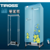 Nơi bán tủ sấy quần áo Tiross TS-882, hai tầng sấy với màu xanh