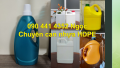 Can nhựa 2 lít trắng trong, can nhựa 1 lít đựng thực phẩm, can nhựa 0.5 lít đựng nước cất