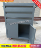 Xe đẩy dụng cụ 3 ngăn kéo 1 ngăn mở cánh