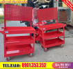 Xe đẩy đựng dụng cụ, đồ nghề 3 ngăn, xe đẩy đựng dụng cụ 3 tầng