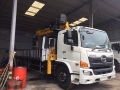 Xe tải HINO FL8JT7A-EURO4 gắn cẩu cũ 3-10 tấn tại đồng nai
