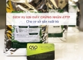 Xin giấy chứng nhận an toàn thực phẩm cho cơ sở sản xuất trà ở đâu?