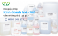 Xin giấy phép kinh doanh hóa chất cần những thủ tục gì