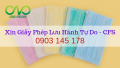 Xin giấy phép lưu hành tự do cho khẩu trang y tế xuất khẩu