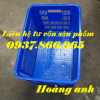 Sọt nhựa hở dùng chế biến thực phẩm, sọt nhựa nguyên sinh sẵn tại kho, giá sọt nhựa