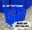 Địa chỉ uy tín cung cấp sọt công nghiệp, sọt nhựa nguyên sinh, sóng nhựa hở kích thước : 505*350*310mm