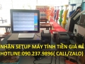 Bán máy tính tiền pos 2 màn cảm ứng cho cửa hàng FastFood