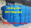 Thung phuy nhựa cũ, thùng phuy nắp kín, phuy nhựa, phuy đựng dầu, phuy đựng thực phẩm