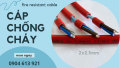 Cáp điều khiển chống cháy chống nhiễu 2x2.5mm
