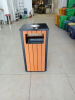 Thùng rác giả gỗ vuông