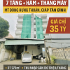 CHDV 7 TẦNG + HẦM + THANG MÁY – MT ĐÔNG HƯNG THUẬN, GIÁP TÂN BÌNH CHỈ 35 TỶ‼️