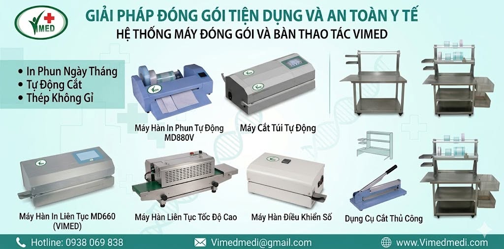 Tiệt khuẩn hiệu quả khi đến với Vimed