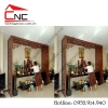 Thi công vách ngăn phòng thờ gỗ tại Tôn Đản quận 4