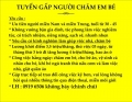 Tuyển gấp người giúp việc nhà và trông em bé, lương cao, đã có kinh