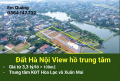 Đất view hồ, đối diện công viên – Không gian sống xanh, thoáng mát giữa lòng Hoà Lạc - Xuân Mai