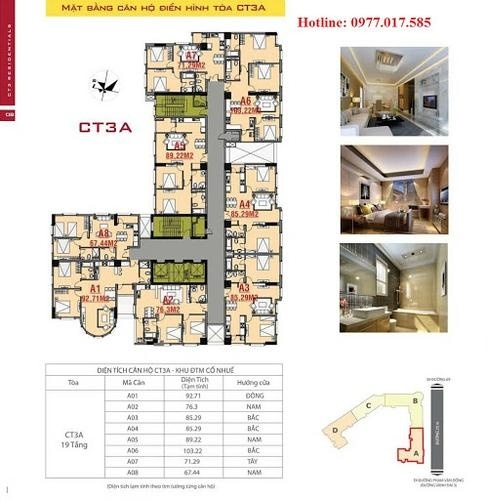 Chung cư ct3 hoàng quốc việt giá ngoại giao