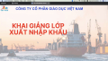 Khai giảng khoá học Xuất nhập khẩu online toàn quốc