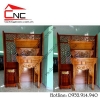 Cách sử dụng vách ngăn phòng bàn thờ cnc đẹp-tinh tế