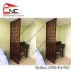 Vách cnc giá rẻ-mẫu vách ngăn phòng khách có bàn thờ đẹp