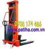 Xe nâng điện đẩy tay 1 tấn, xe nâng điện bán tự hành 100kg chất lượng tốt 0938 174 486