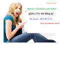 Giảm 1000.000đ cho lớp Toeic buổi Chiều tháng 12