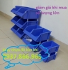 Khay nhựa đựng ốc vít có chân màu trắng, kệ dụng cụ, khay đựng ốc vít trong gara