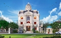 Biệt thự cổ điển lâu đài 3 tầng 1 tum kiểu Pháp đẳng cấp tại Bình Thuận
