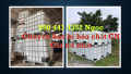 Thùng nhựa ibc 1000L, bồn nhựa 1000 lít trắng – sạch, không qua trung gian