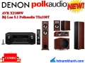Trọn bộ âm thanh,Denon AVR X2100W,Bộ 5.1 PolkAudio TSx330T,bộ âm thanh xem phim,giá tốt nhất,âm thanh 5.1,amply xem phim