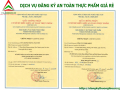 Dịch vụ làm giấy vệ sinh an toàn thực phẩm tại Q.Bình Thạnh TPHCM