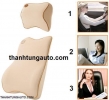 Gối đầu,tựa lưng trên ô tô chất liệu cao su non thoát khí,đàn hồi tốt