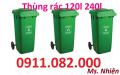 Cung cấp thùng rác đạt chuẩn giá rẻ- thùng rác 240l giá rẻ tại đồng tháp-lh 0911082000