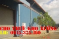 Cho thuê nhà xưởng Bình long quận Bình Tân(160m2)